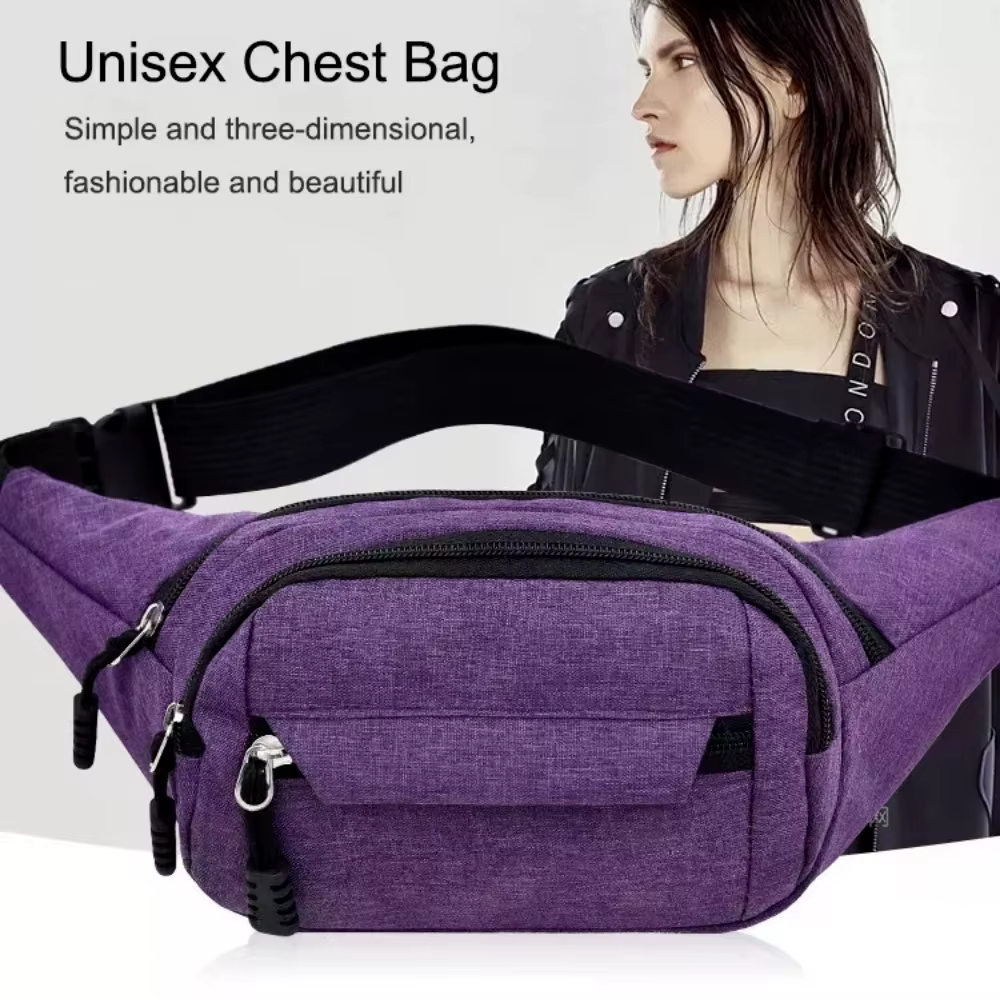 Riñonera Ajustable para Móvil con Cierre – Bolsa de Cintura - imagen 4