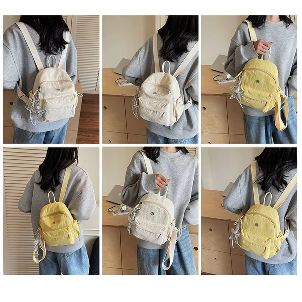 Mochila Ligera de Lona para Mujer – Versátil para Viajes y Ocio - imagen 4