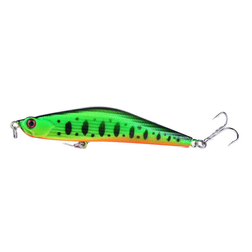 Señuelos lápiz Sharp 6 Wobbler 8.5 cm – Anzuelos triples para lubina y trucha