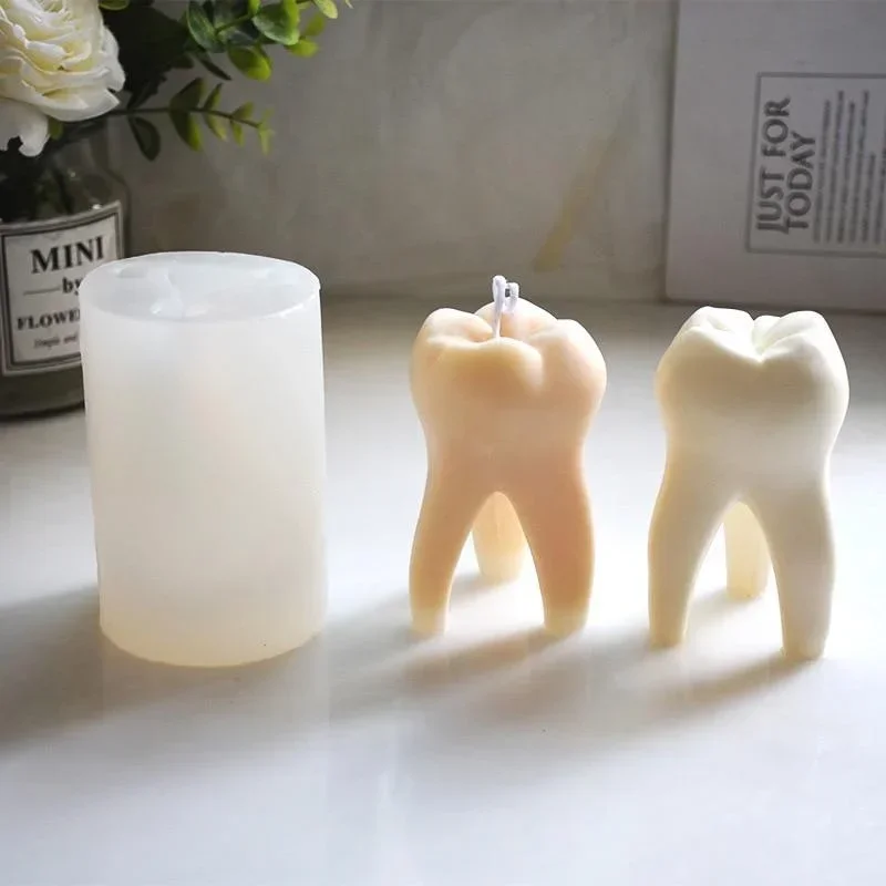 Detalle del molde dental tipo dientes