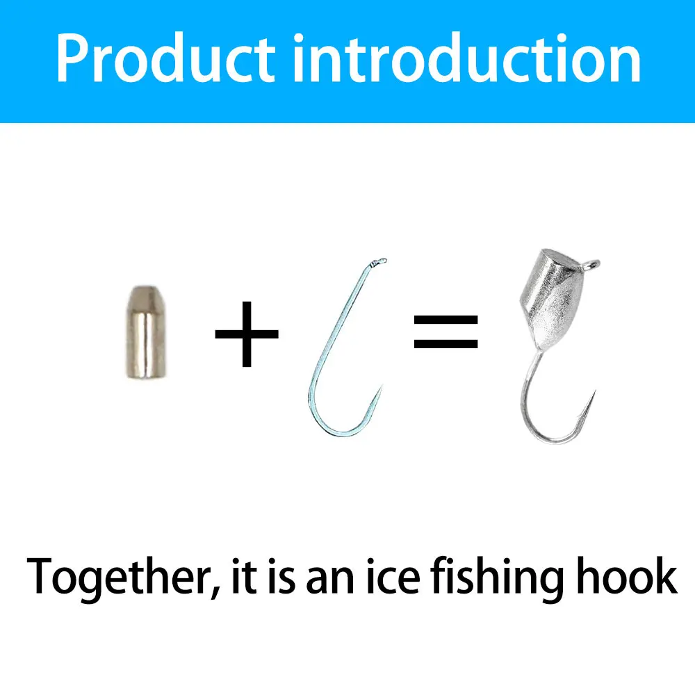 Jig Head de tungsteno para pesca en hielo