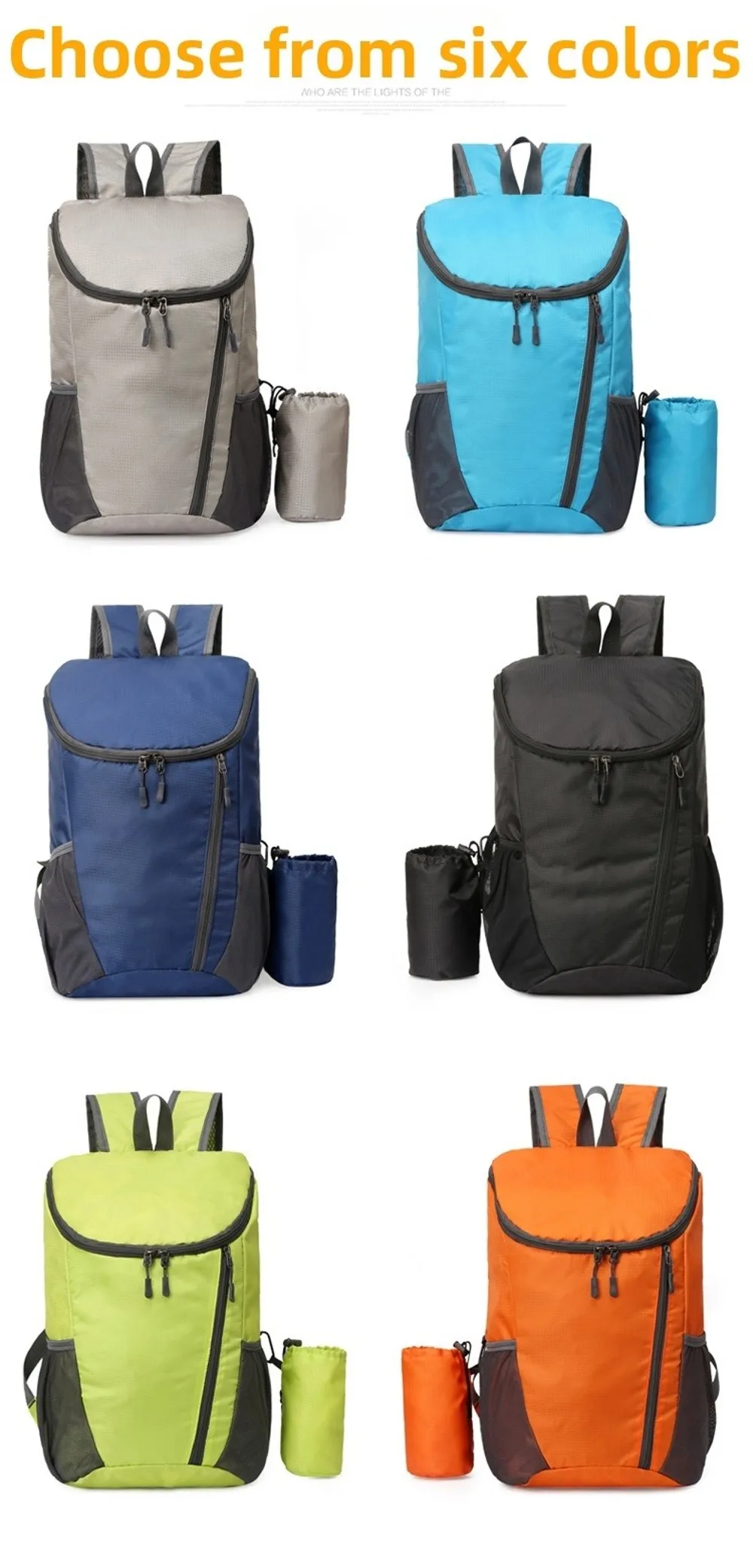 Soporte para botellas y mochila portátil