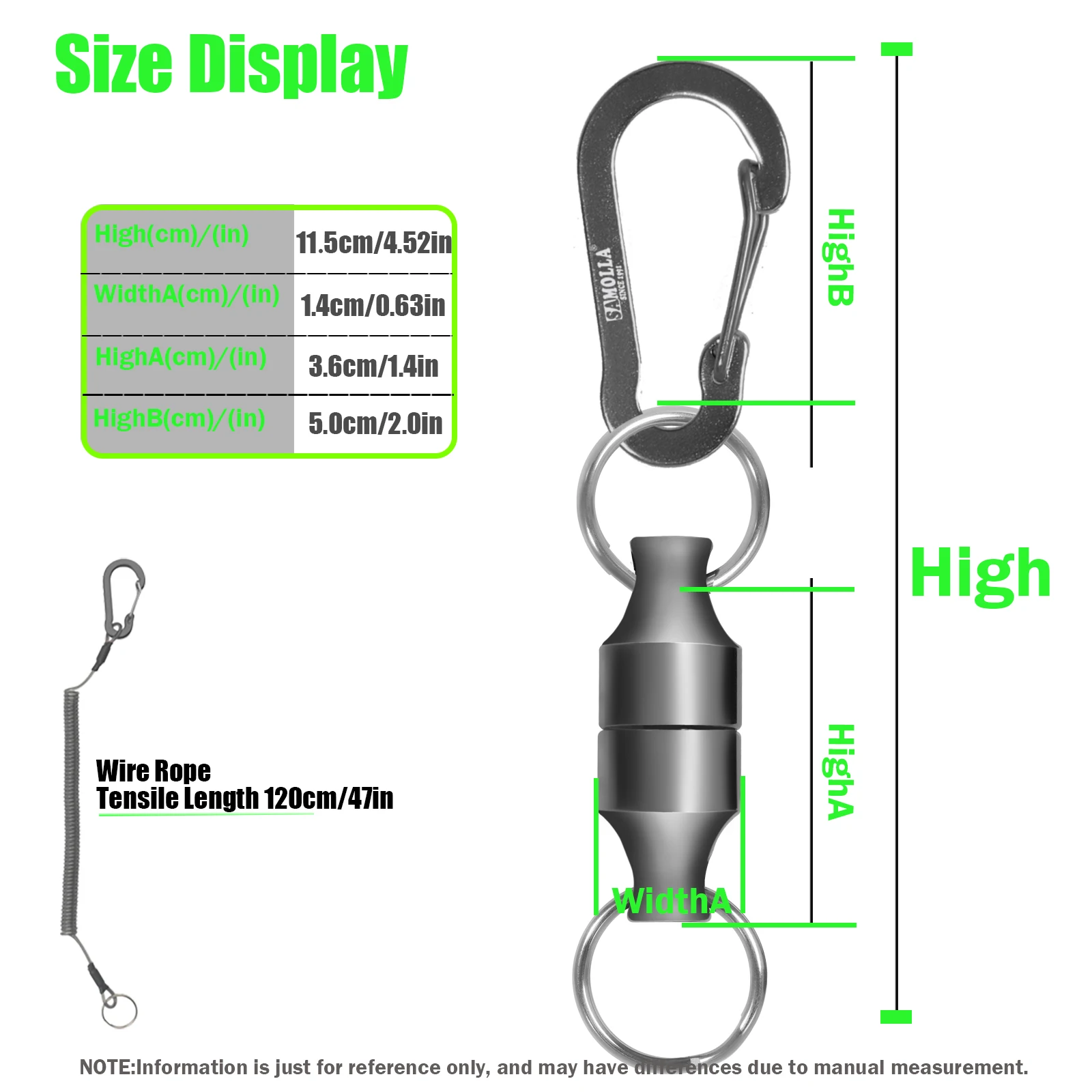 Cuerda antipérdida magnética para pesca de carpa con liberación rápida - imagen 2
