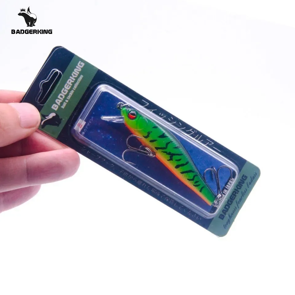 Señuelo Jerkbait Wobblers de Hundimiento Lento Minnow