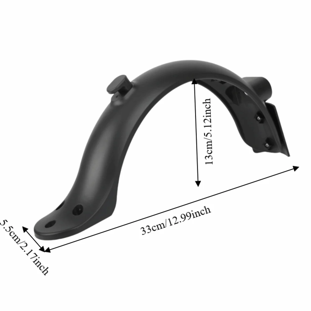 Guardabarros trasero ABS con gancho y soporte para matrícula Xiaomi - imagen 2