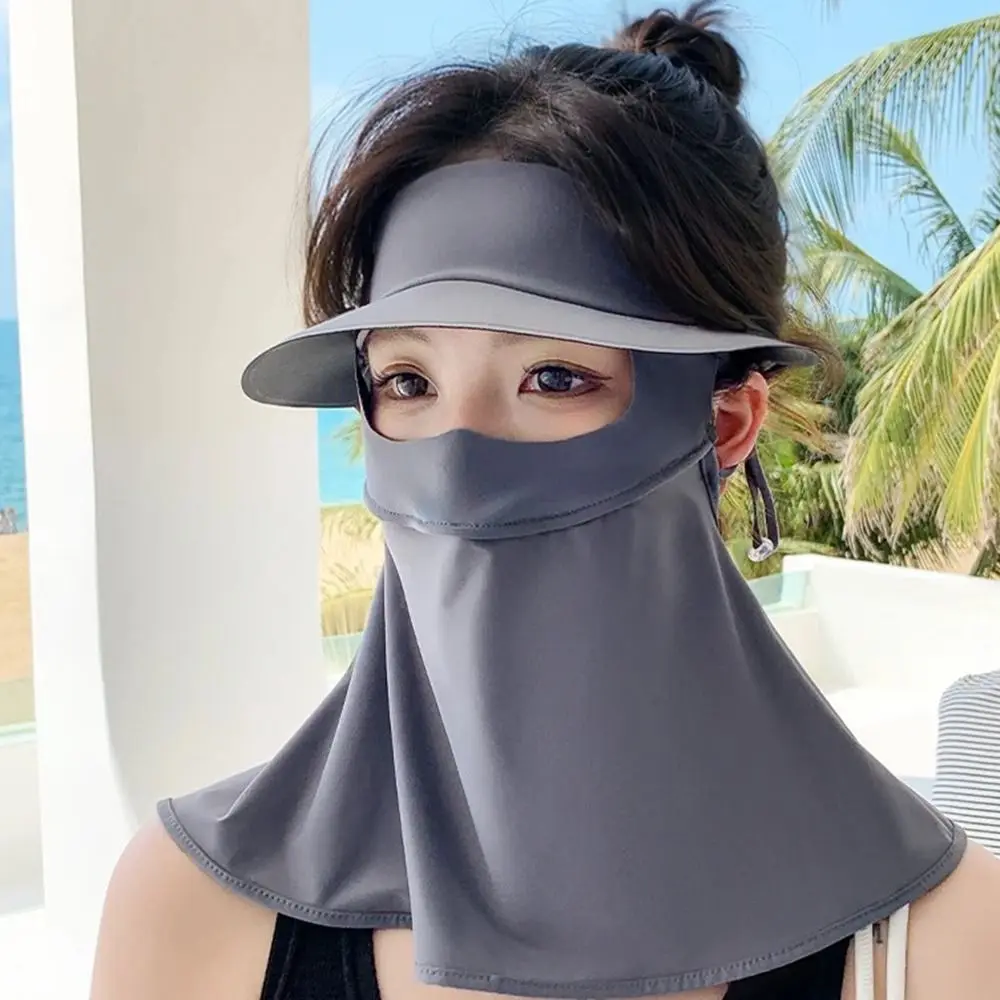 Máscara protección solar cara completa 3D con cubrecuello anti-UV