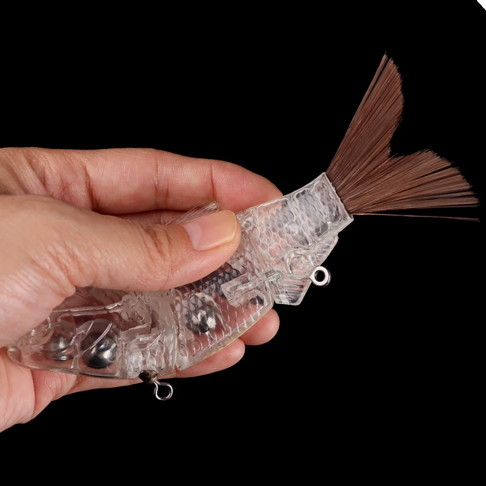Dr.Holife Glidebait blanco sonajeros articulado sin pintar planeador