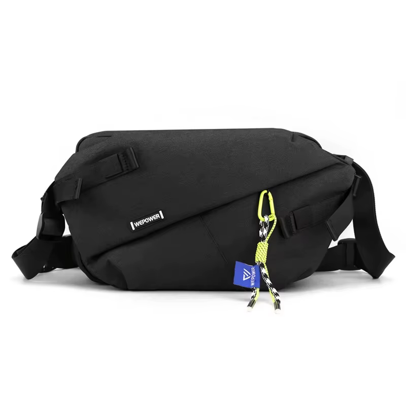 Riñonera pesca nylon resistente – Bolsa pechera y bandolera ajustable - imagen 4