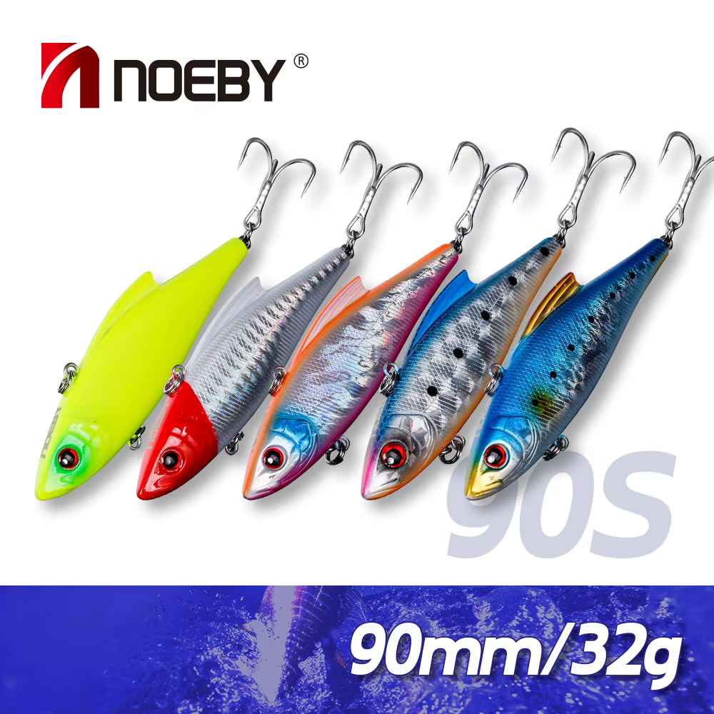 Noeby VIB 90mm 33g – Crankbait sonajero hundimiento lucio