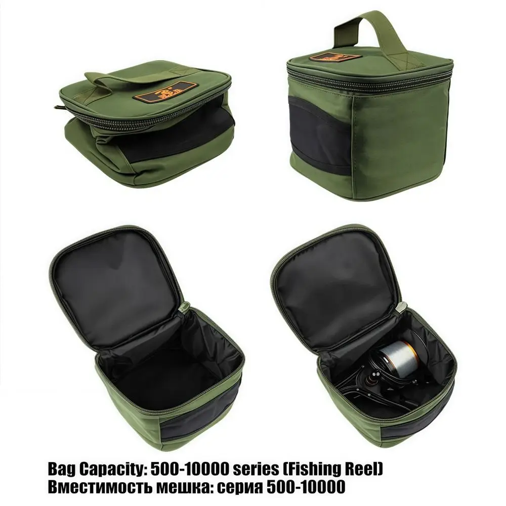 Bolsa ligera con cremallera para equipo de pesca - vista lateral