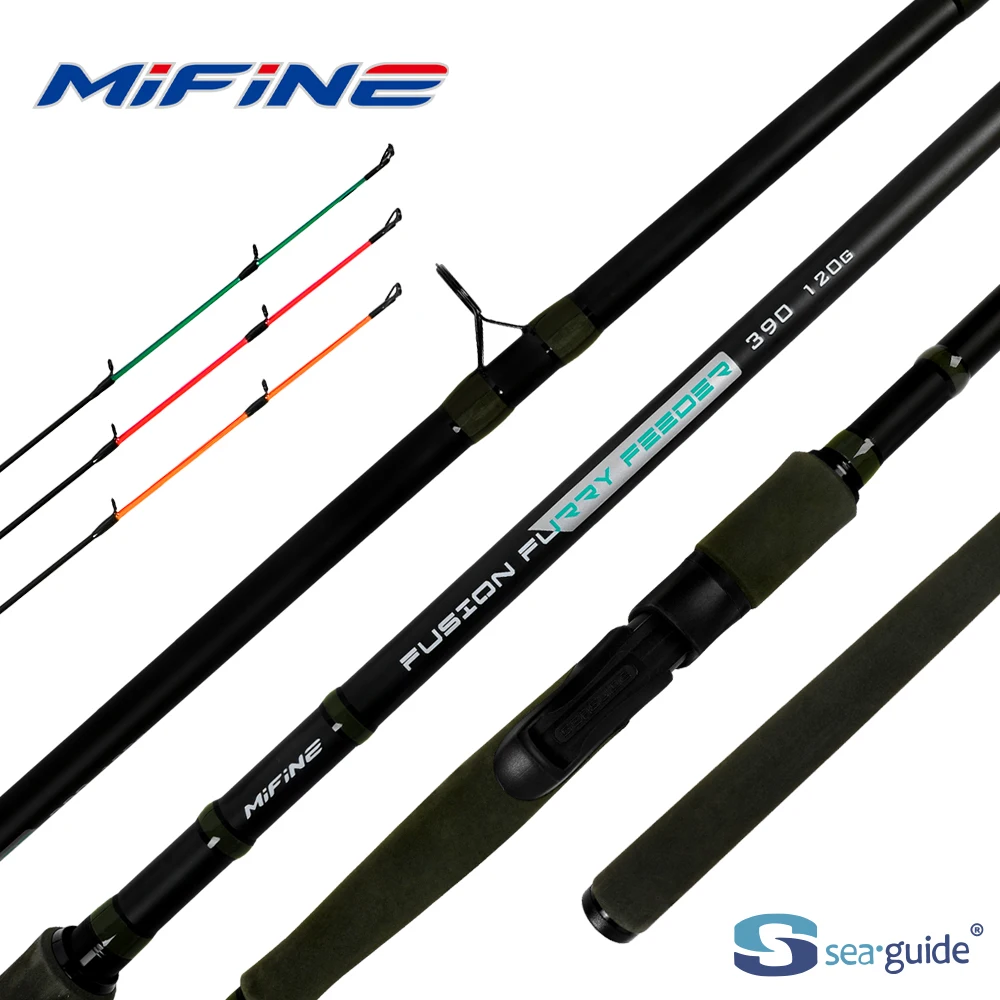 Caña Feeder Mifine Fusion Furry 120g – Puntas tubulares para carpa
