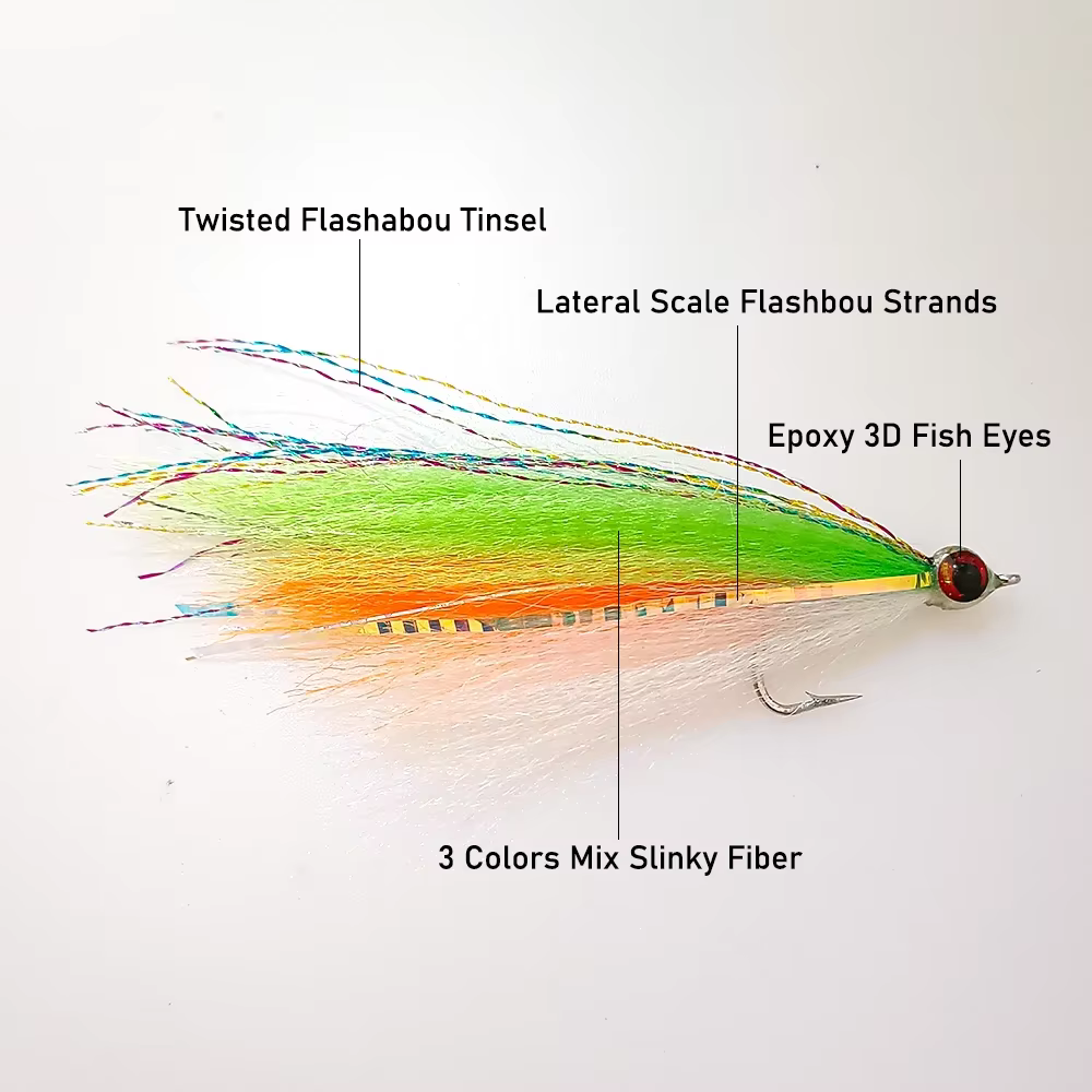Ellllv Spoon Orópel 4,1'' – Señuelo streamer agua salada para depredadores - imagen 5