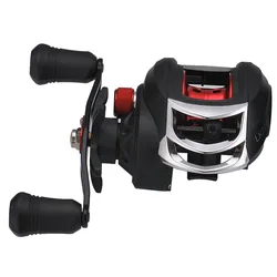 Carrete baitcasting ligero de aleación, alta velocidad para mano derecha