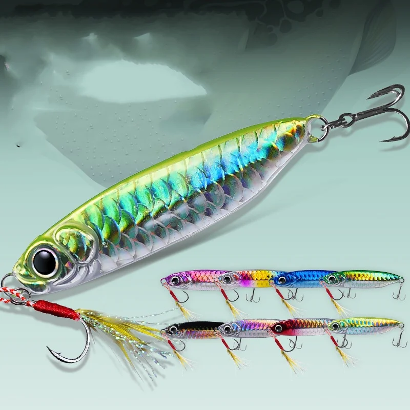Jig de pesca superlargo hundimiento lento serie japonesa 13-19g - imagen 2
