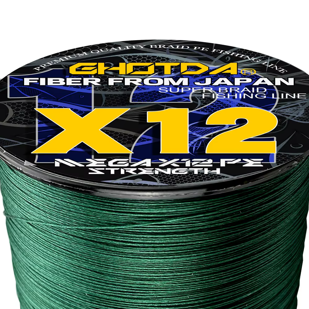 GHOTDA X12 Línea trenzada multifilamento PE 12 hebras agua salada - imagen 4