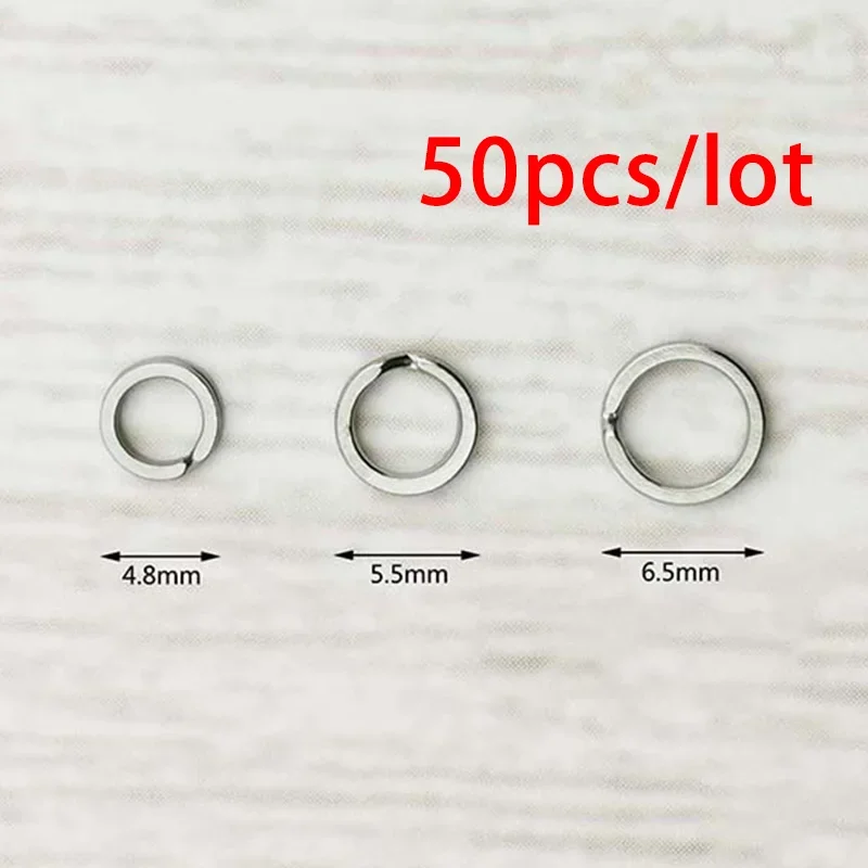 Anillos Divididos Acero Inoxidable para Señuelos de Pesca - imagen 3