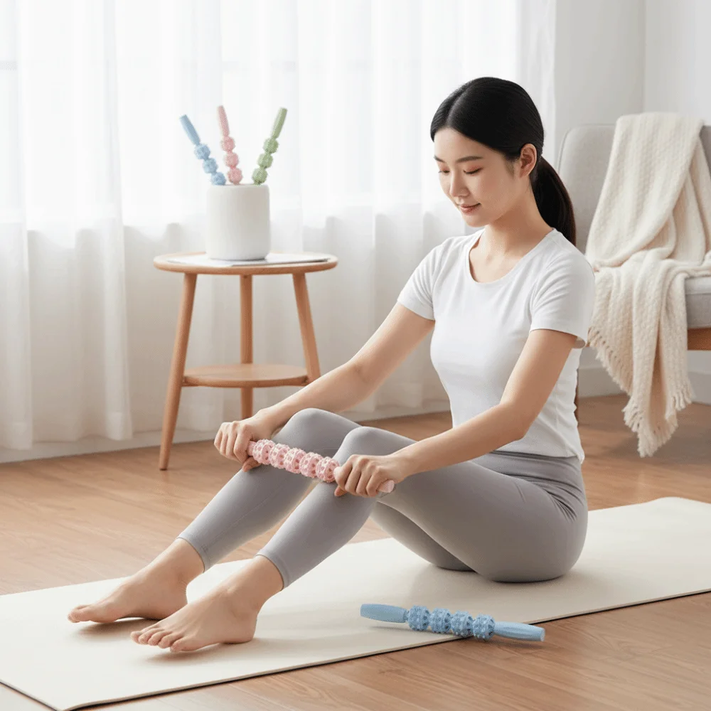 Rodillo de masaje muscular profundo para fascia y recuperación - imagen 4