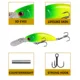 Crankbait Minnow hundido duro artificial para lucios, truchas y carpas - imagen 4