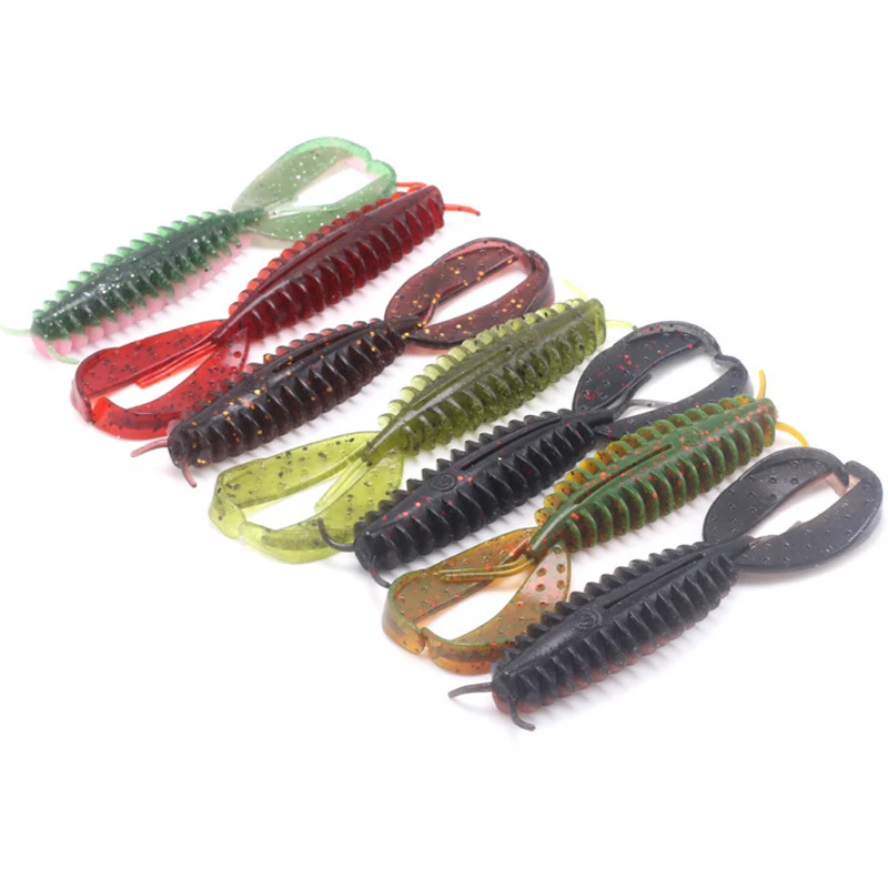 Pack de señuelos blandos Dr.Fish en varios colores