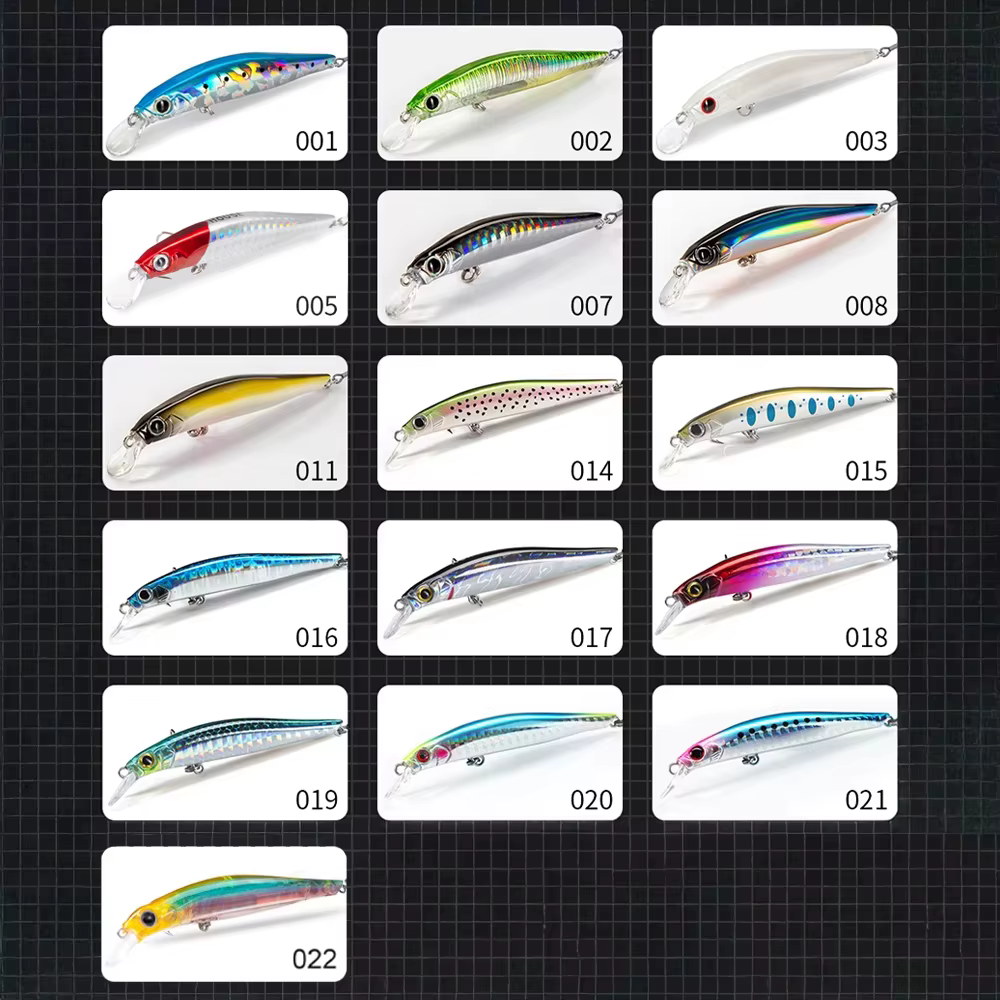 Hunthouse LW401 Minnow – Jerkbait 70/105mm para lubina - imagen 2