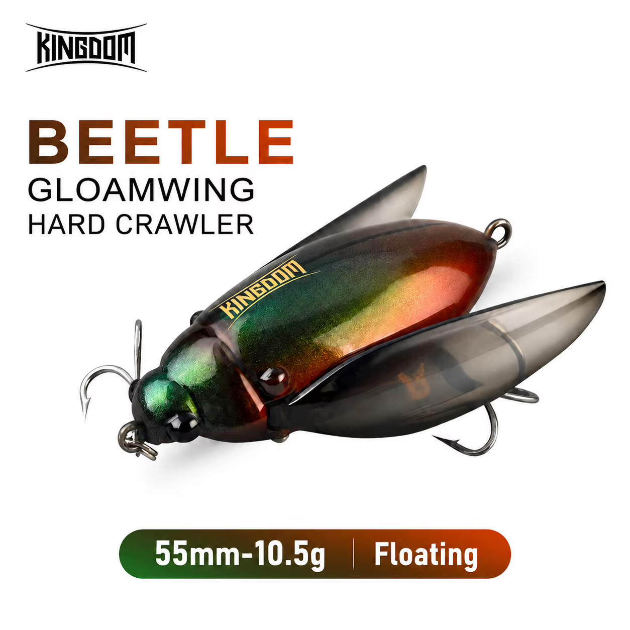 Kingdom Cicada – Señuelo de superficie tipo escarabajo para lubina - imagen 5