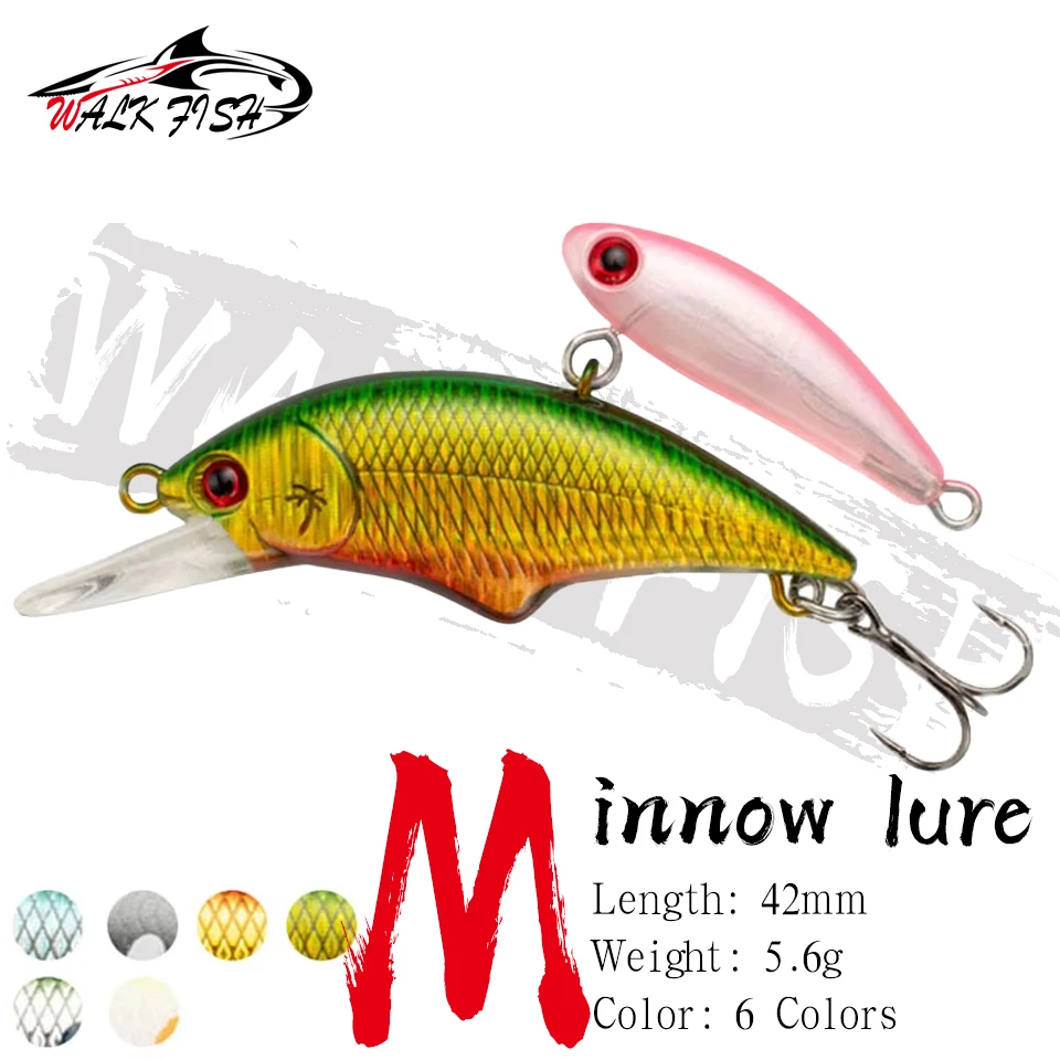 Señuelo hundidor WALK FISH para lubina, perca y trucha