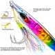PROBEROS Anzuelos Dobles Asistencia de Pluma Slow Jig – Acero carbono