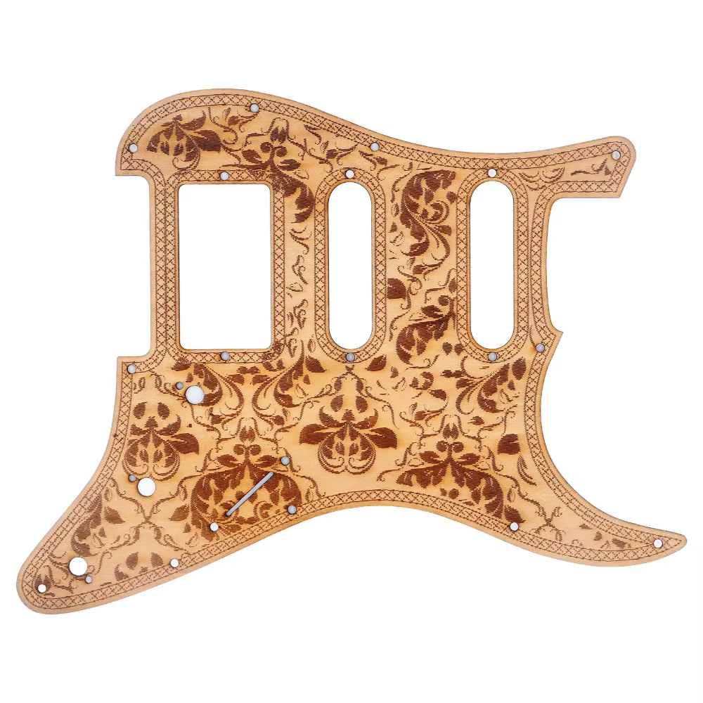Protector guitarra eléctrica ST antirrayado con madera natural - imagen 5
