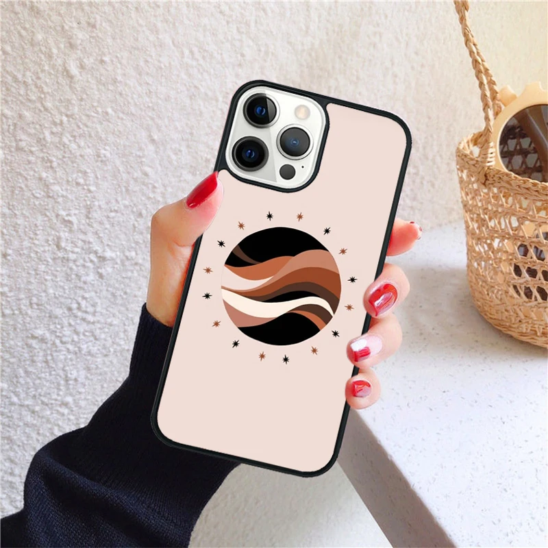 Vista frontal del diseño boho de la funda Krajews