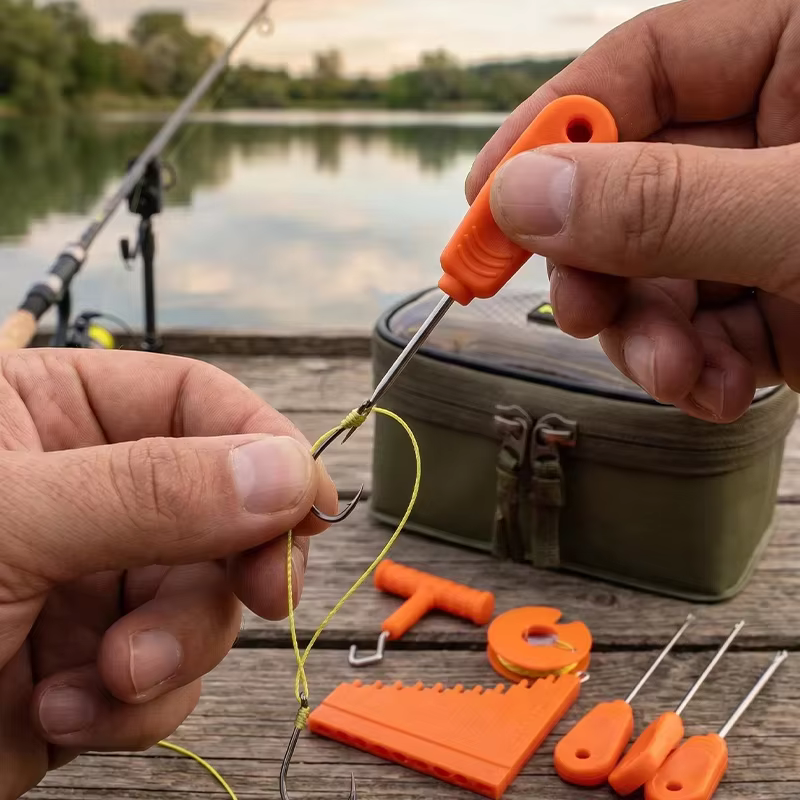Kit Aparejos Pesca Hirisi – Anzuelos con púas, línea trenzada y accesorios - imagen 2