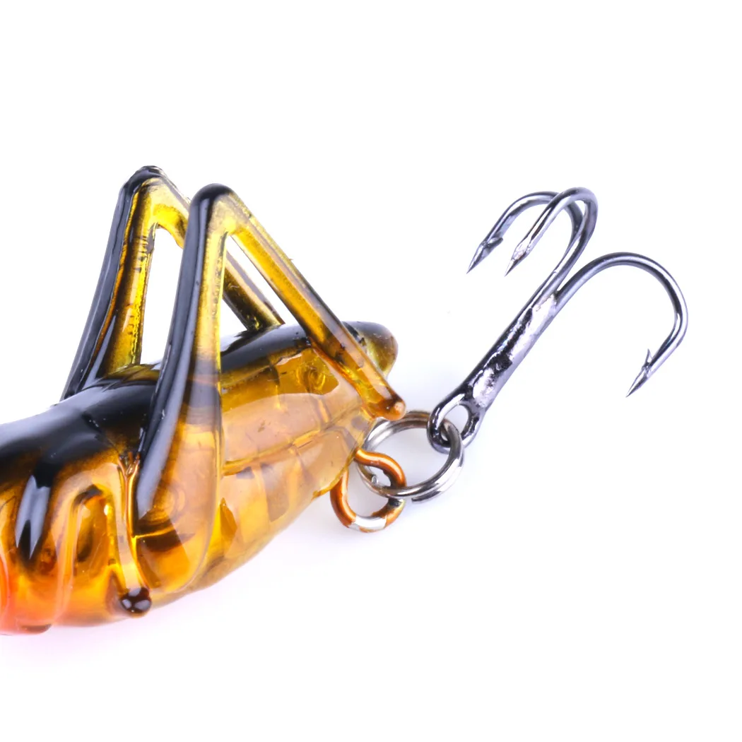 Señuelo artificial con forma de saltamontes