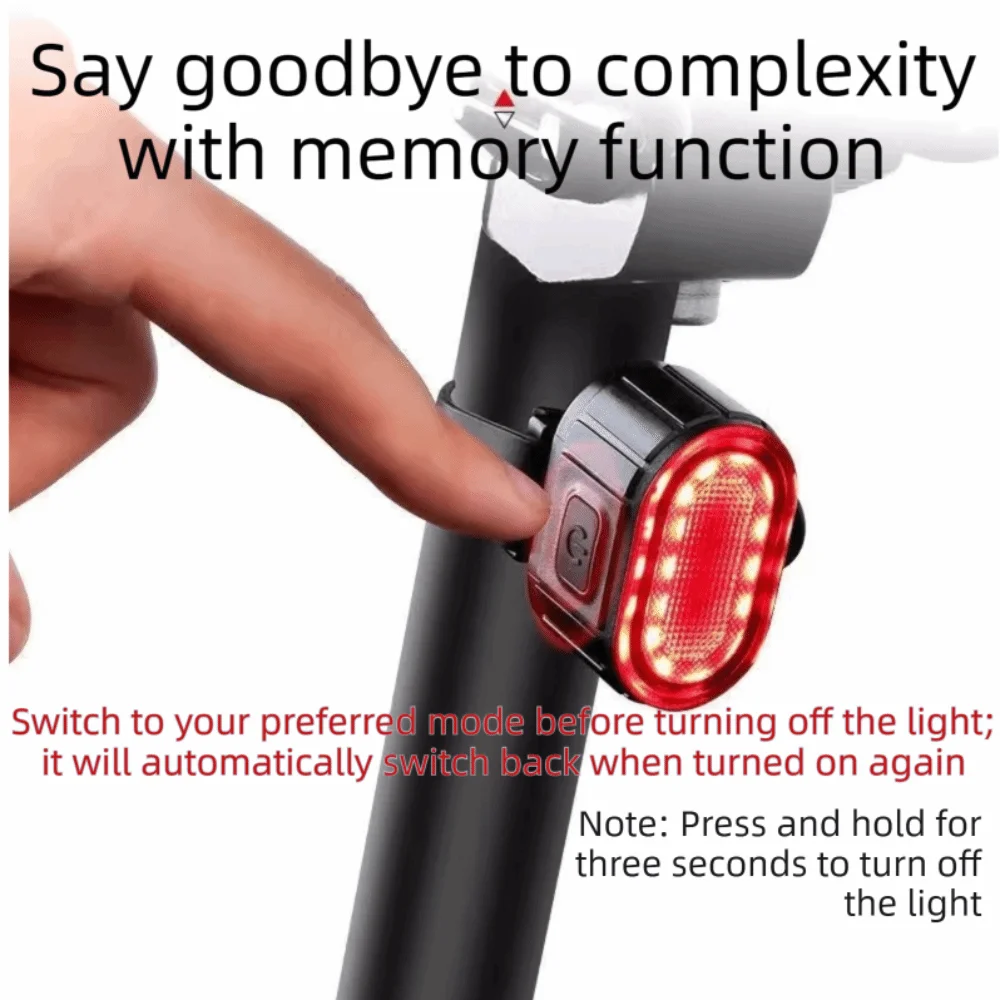 Juego de luces LED recargables para bicicleta de alto brillo
