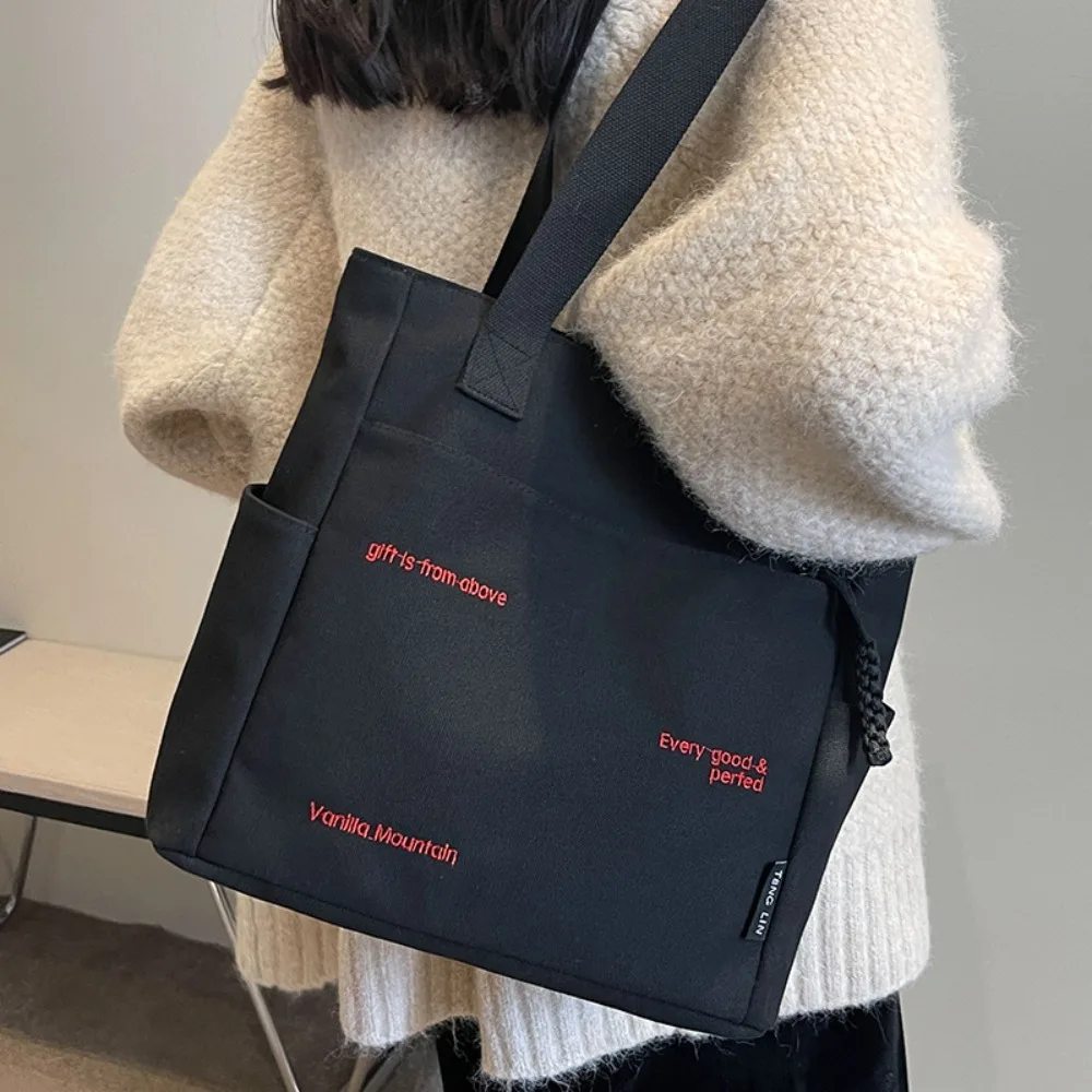 Bolso de hombro de lona Simplicity cuadrado versátil - imagen 4