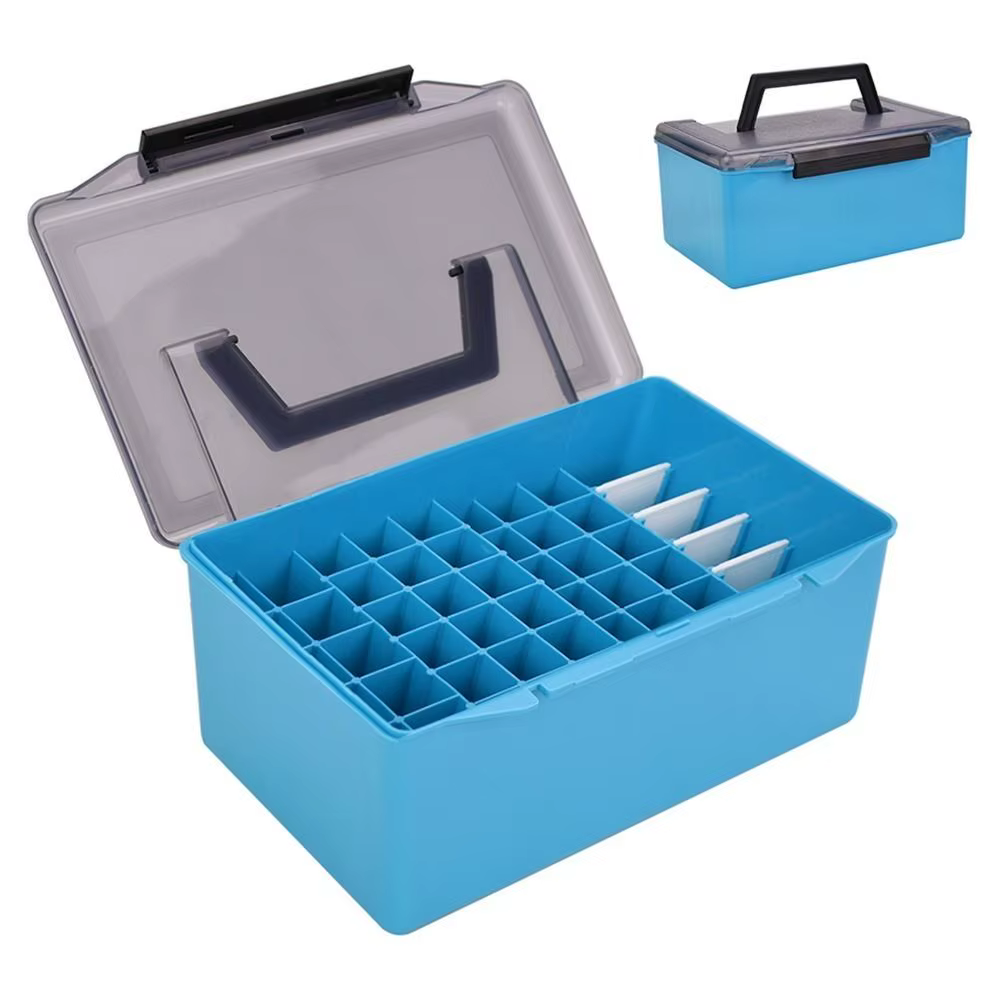 Caja de pesca plegable con asa y compartimentos – Organizador PVC - imagen 5
