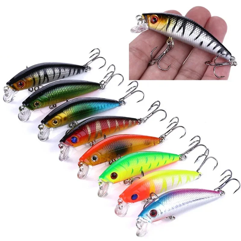 Minnow Flotante 7cm – 8.1g señuelo biónico para depredadores agua dulce - imagen 2