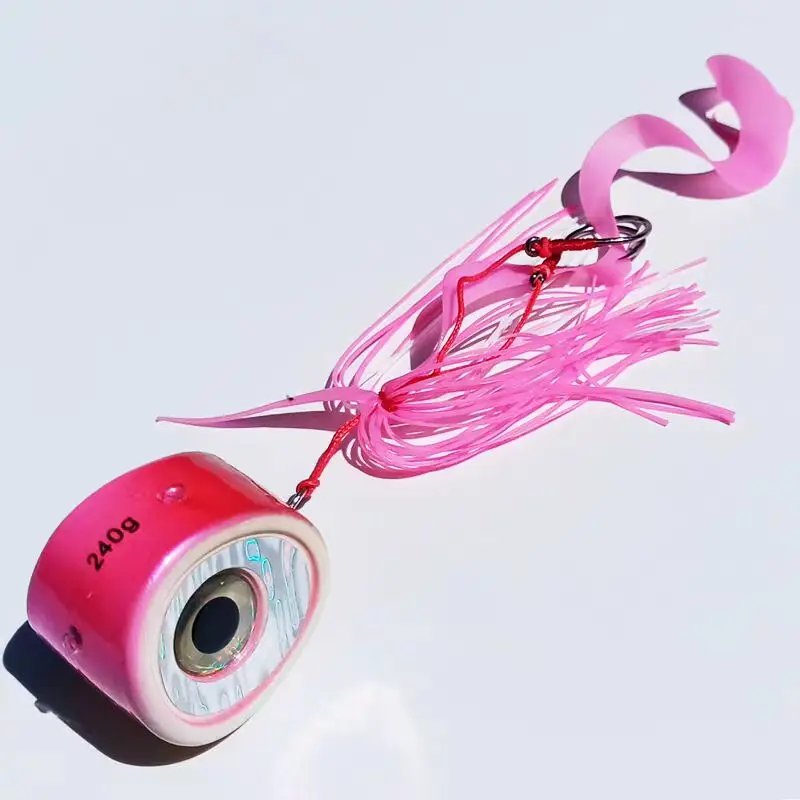 Kabura Jig Head con falda para jigging pargo y lubina - imagen 3
