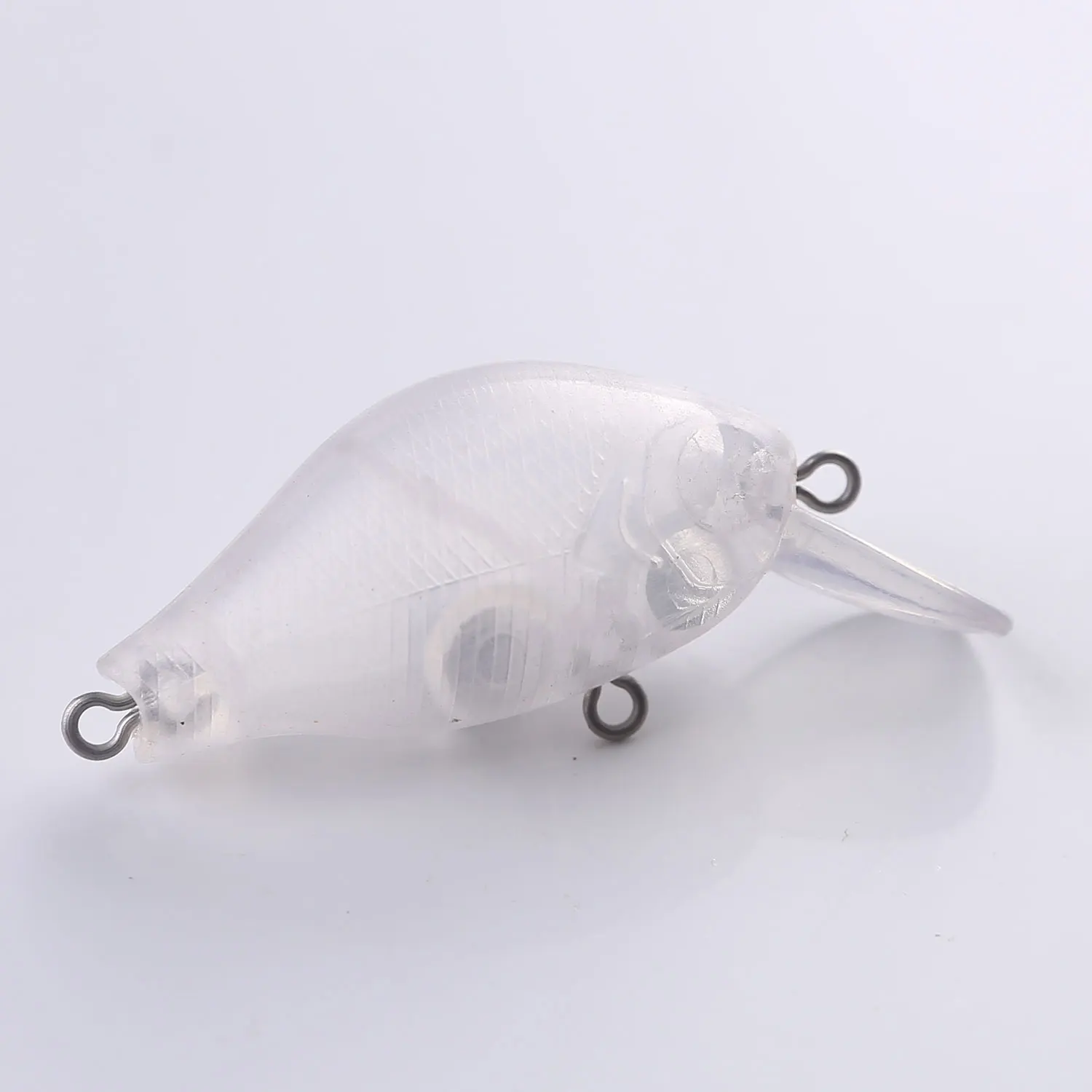 Crankbaits transparentes para lubina FREE FISHER – con cebo DIY - imagen 4