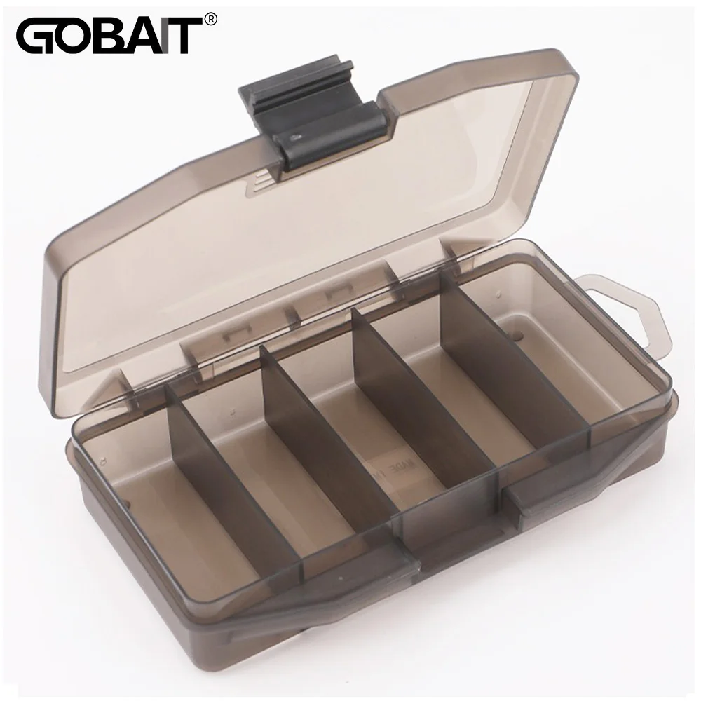 Caja de aparejos de pesca con 5 compartimentos – Estuche portátil - imagen 3