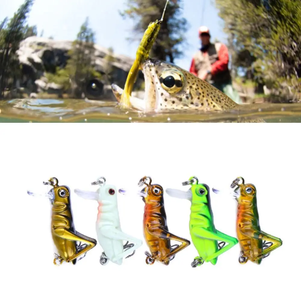 Miniseñuelos duros con anzuelo triple para lubina y grillo - imagen 2