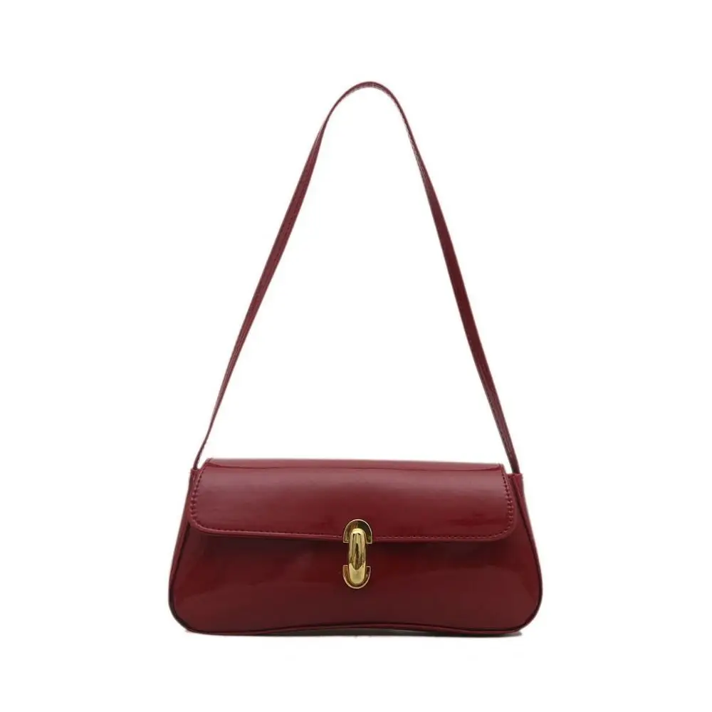 Bolso tote vintage de PU con hebilla – gran capacidad - imagen 3