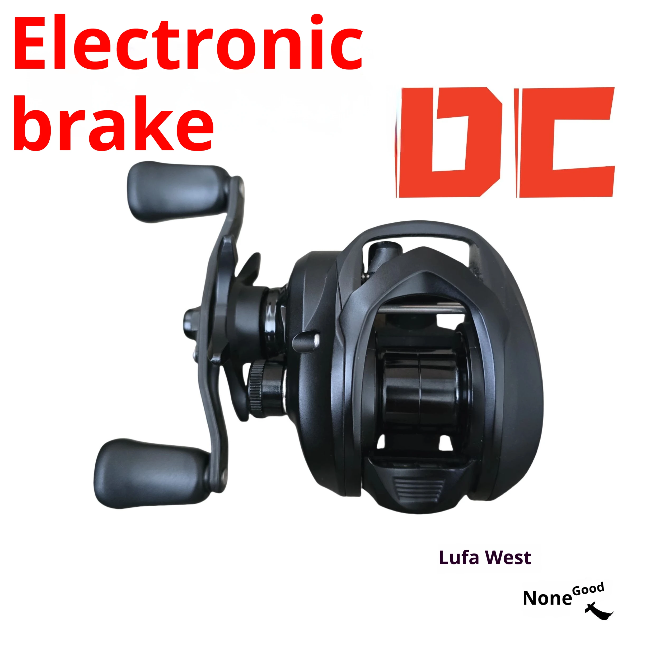 Carrete de pesca Lufaxi Baitcast DC vista frontal