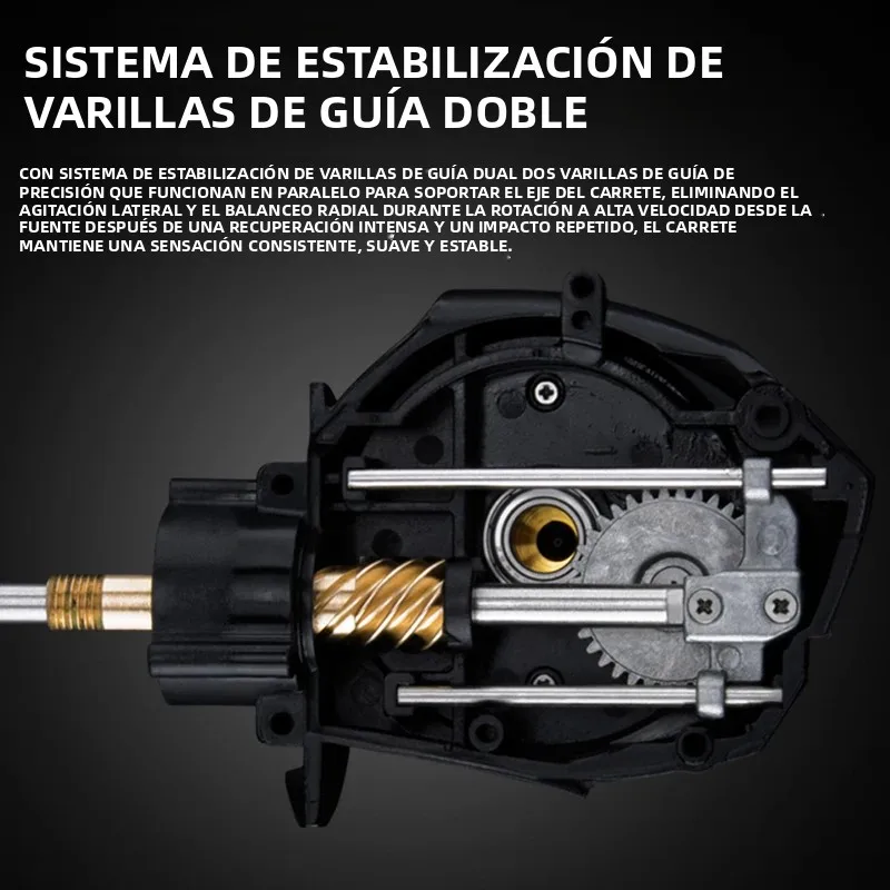 Carrete de pesca DEUKIO 2026 spinning agua salada impermeable - imagen 5