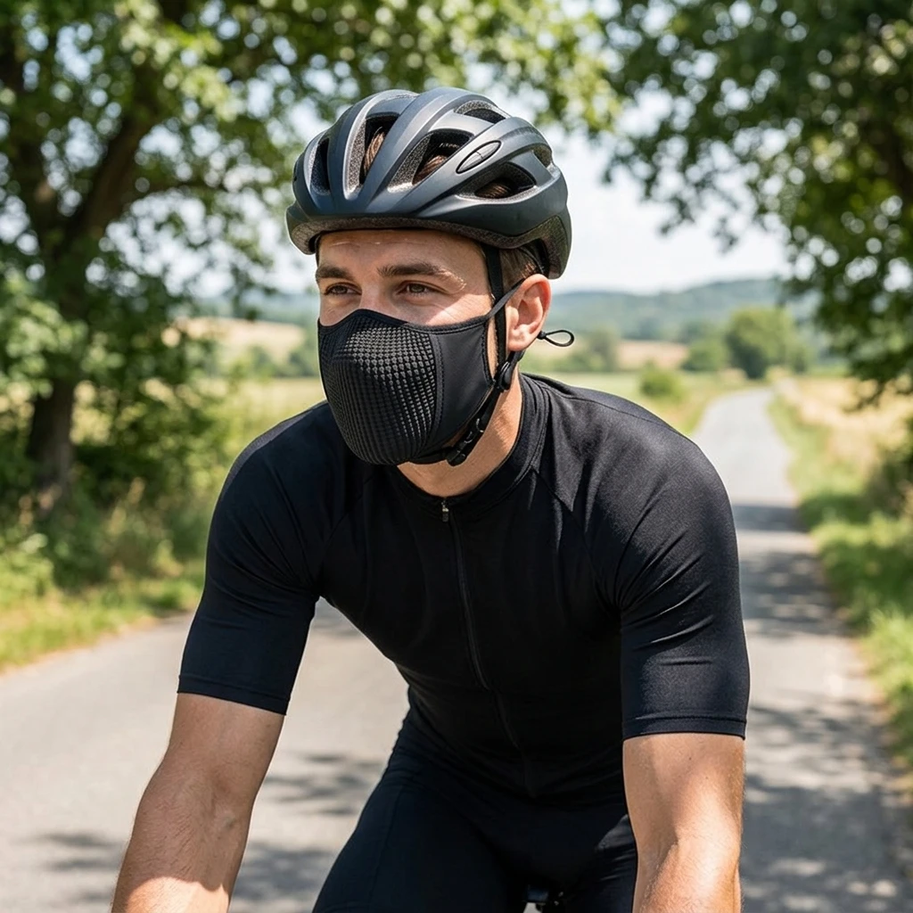 Máscara de protección solar transpirable UV resistente ciclismo - imagen 3