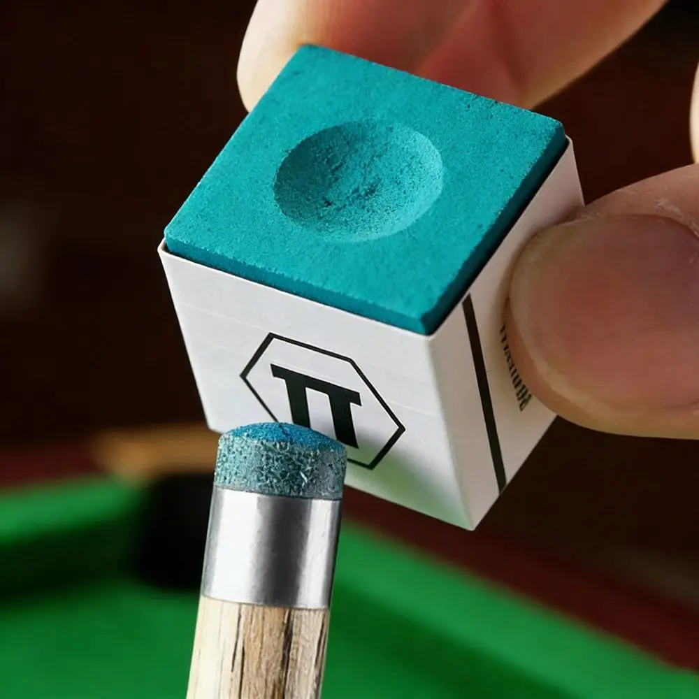 Tiza de billar cuadrada antideslizante en polvo fino para pool snooker - imagen 2