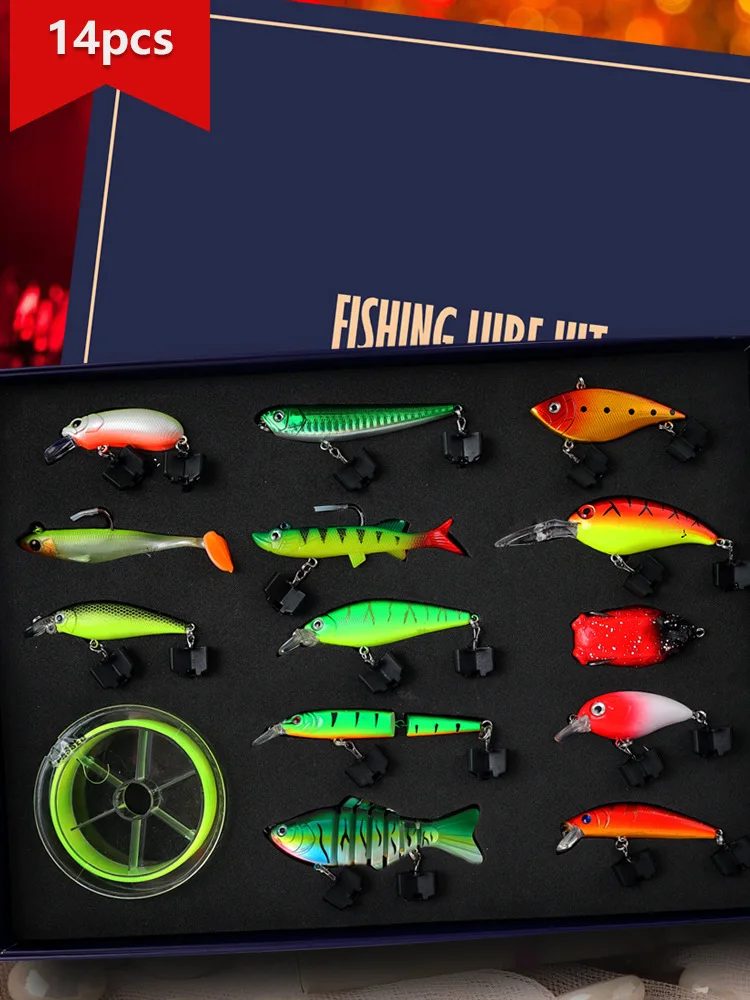 Kit de pesca para vacaciones con caja organizadora