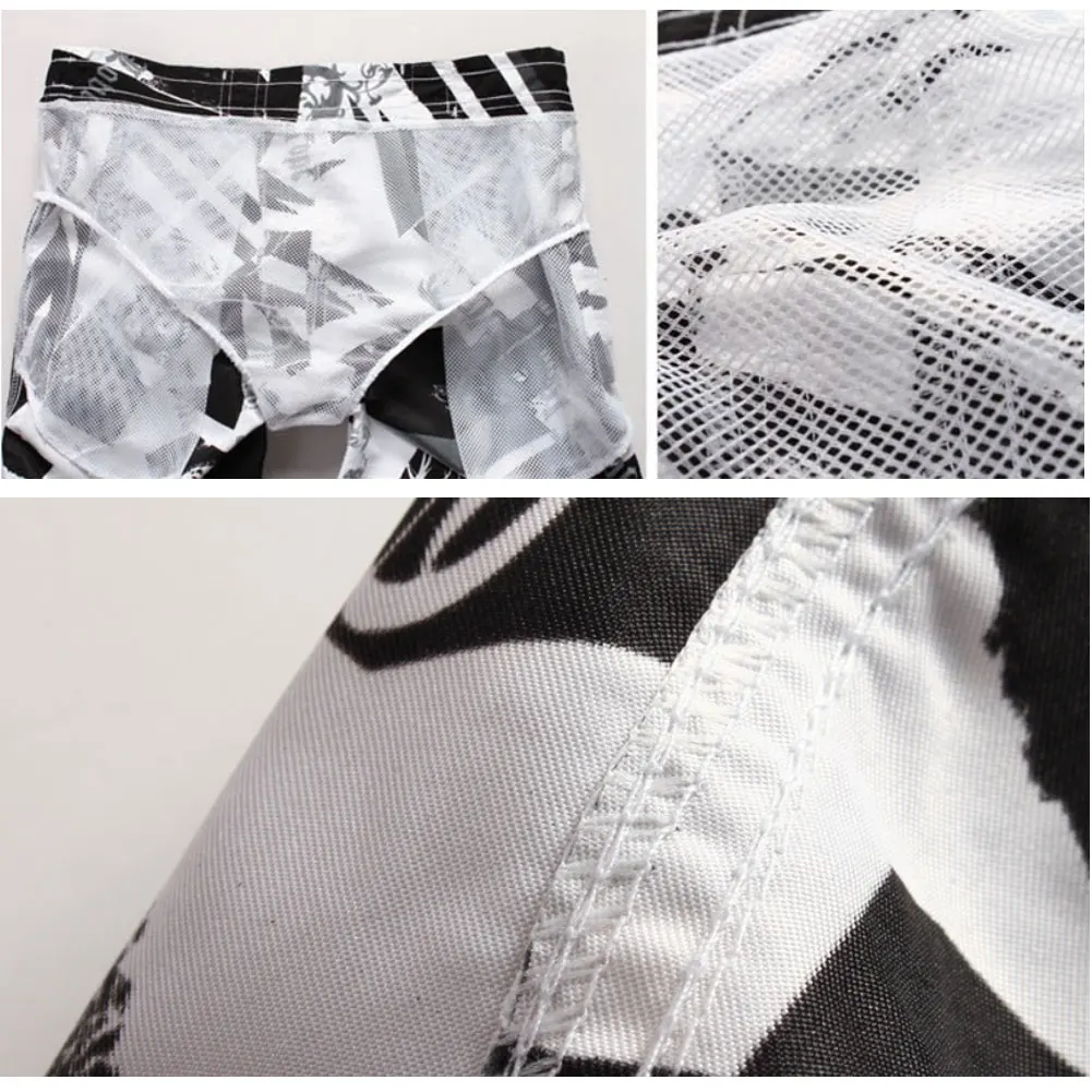 Pantalones cortos de surf estampados con cintura elástica hombre - imagen 5