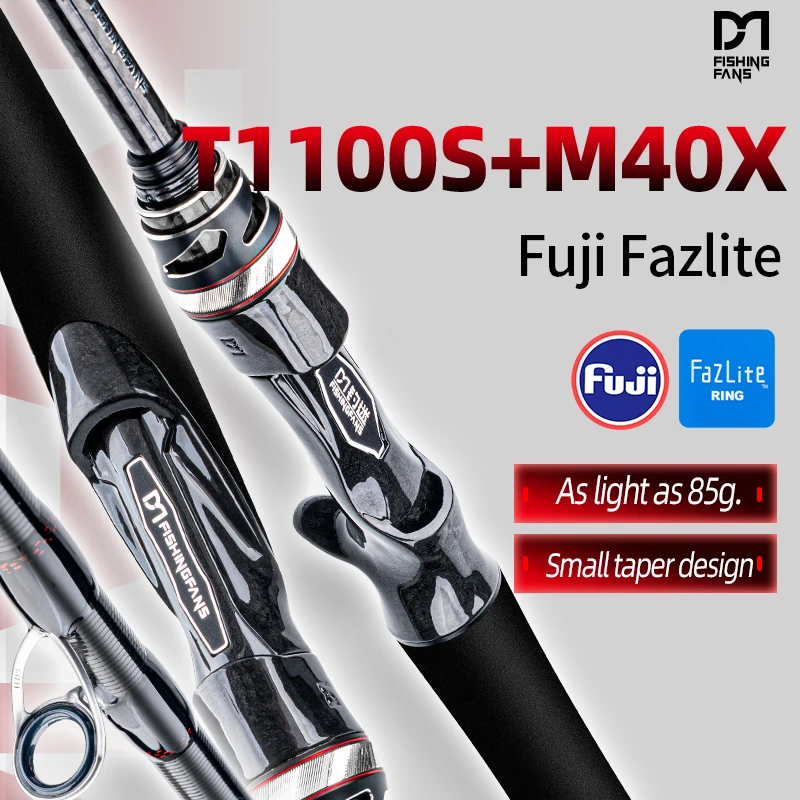FISHINGFANS RANCY T1100S – Caña spinning 3,0 m, anillas Fuji Fazlite