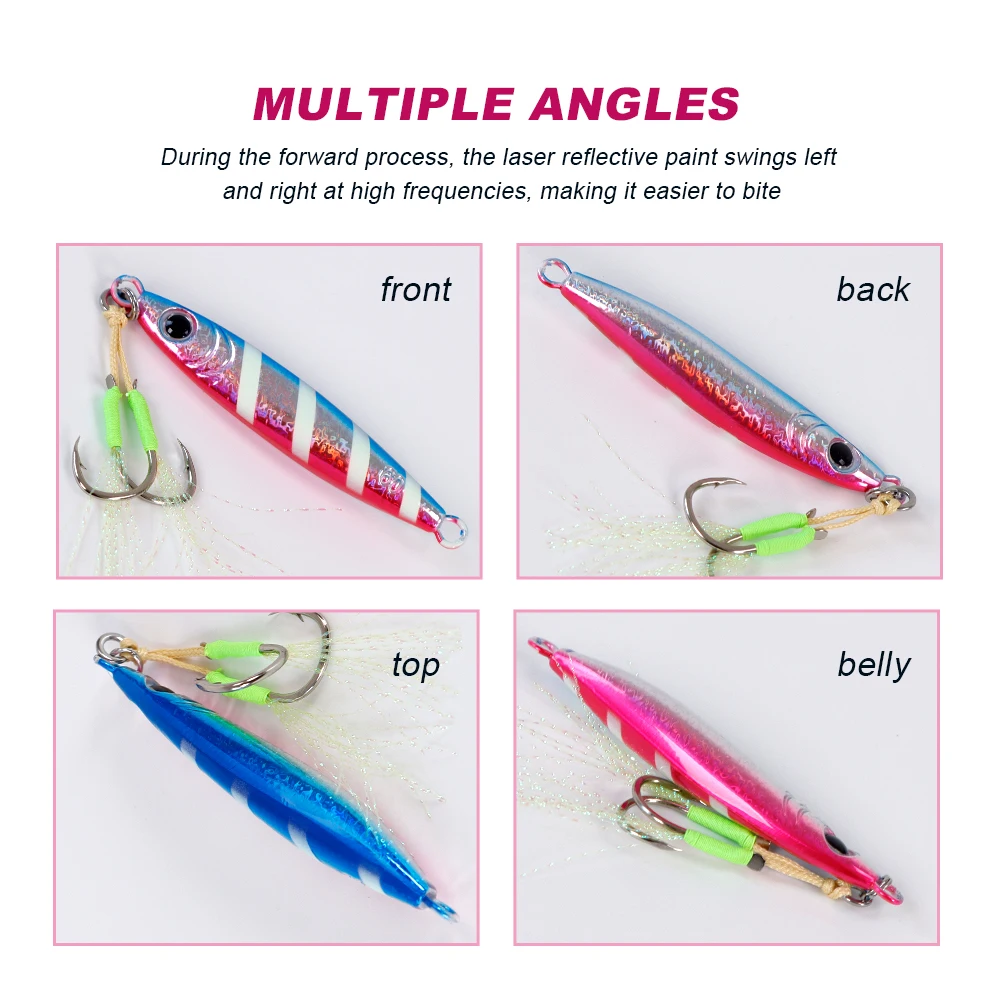 Jigging hundido rápido TOLU con recubrimiento láser luminoso - imagen 5