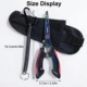 Alicates pesca titanio JSFUN con funda y cordón multiusos - imagen 3
