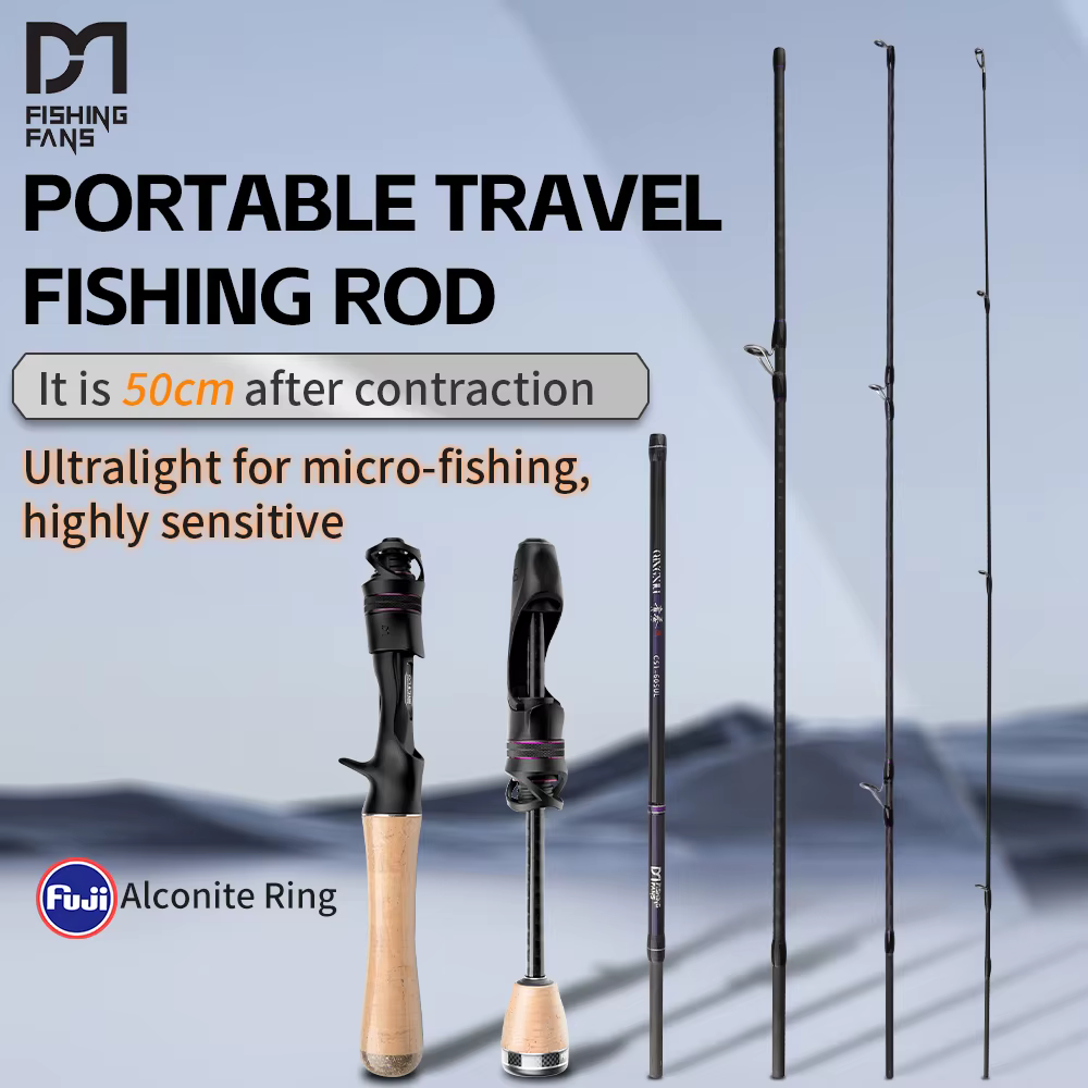 Caña de pescar FISHINGFANS QINGXIU UL – Fuji Alconite para crappie